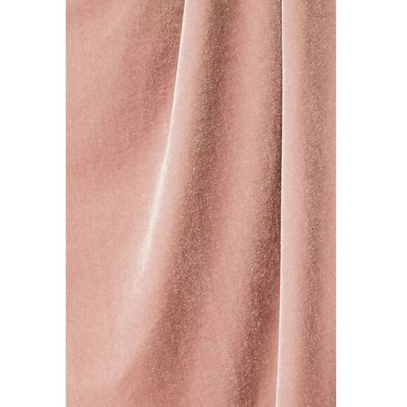 BHLDN Sz. 14 New Edison Velvet Bridesmaid Dress in Blush Mother of the Bride - Picture 3 of 15